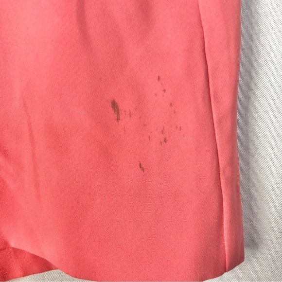 J. Crew Coral Pull On Drapey Crepe Shorts 10 - Picture 3 of 4